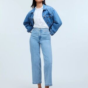 Madewell Blue Emmet Wide Leg Jeans